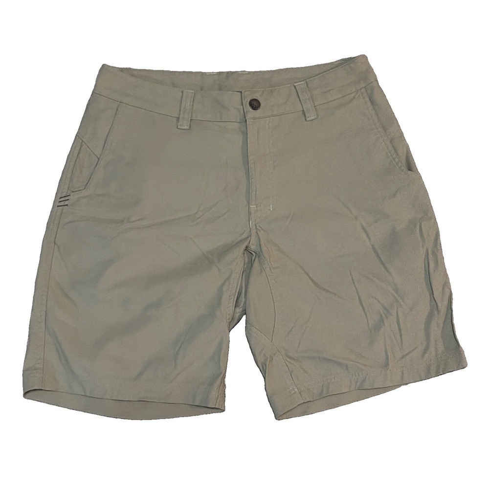 STIO Coburn Shorts Mens 32x9 Beige Chino Outdoor Hiking Performance 2341